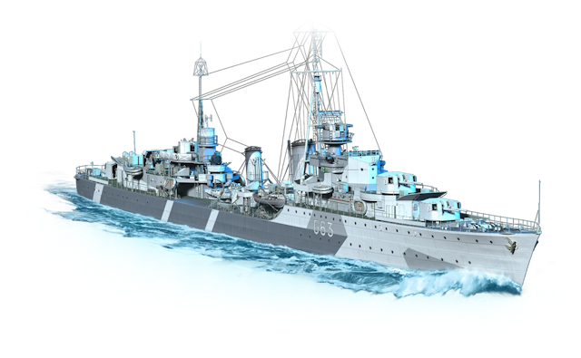Image of Haida from World of Warships