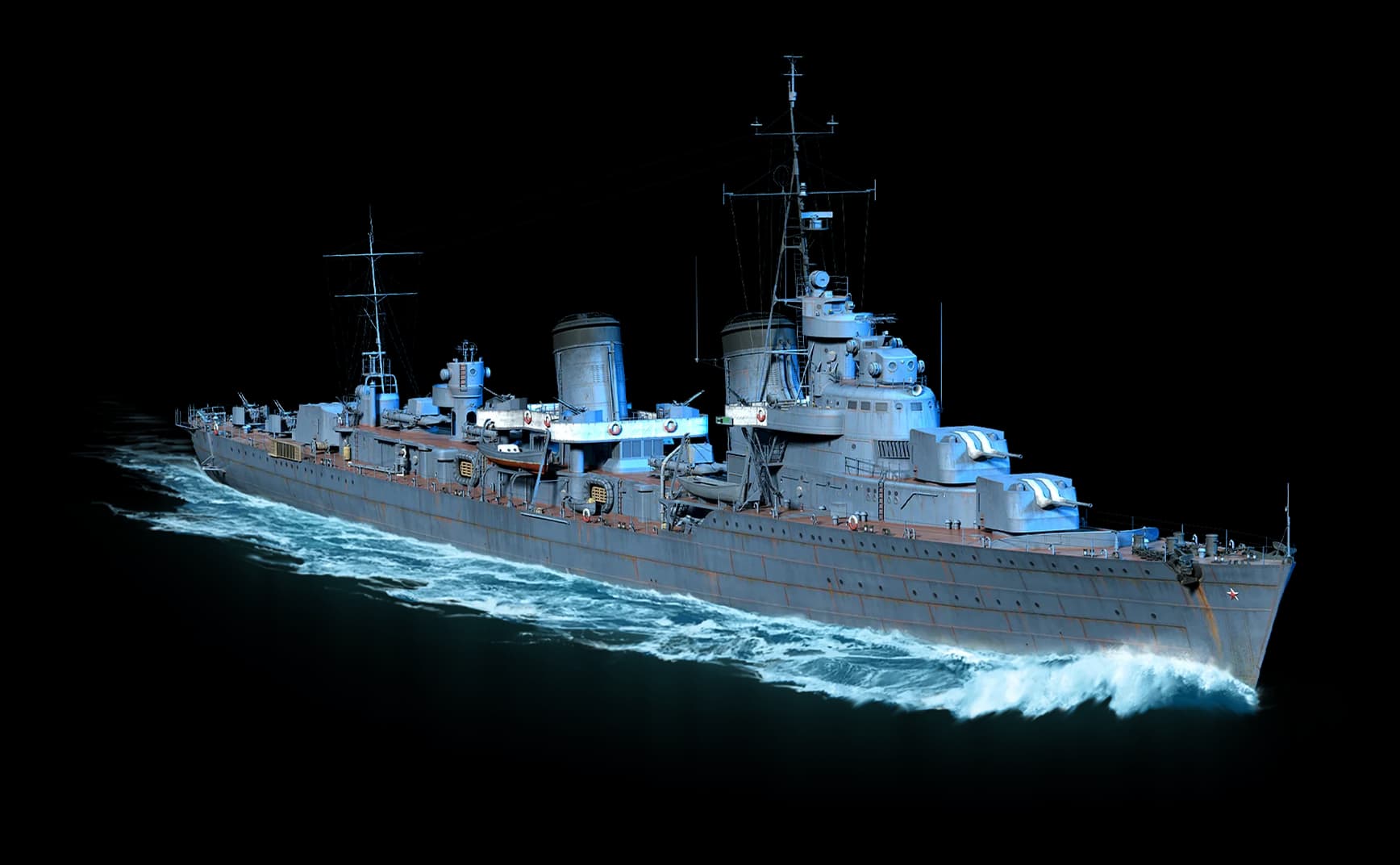 VII Tashkent - WoWS: Legends | Stats + Builds | Tier VII Destroyer