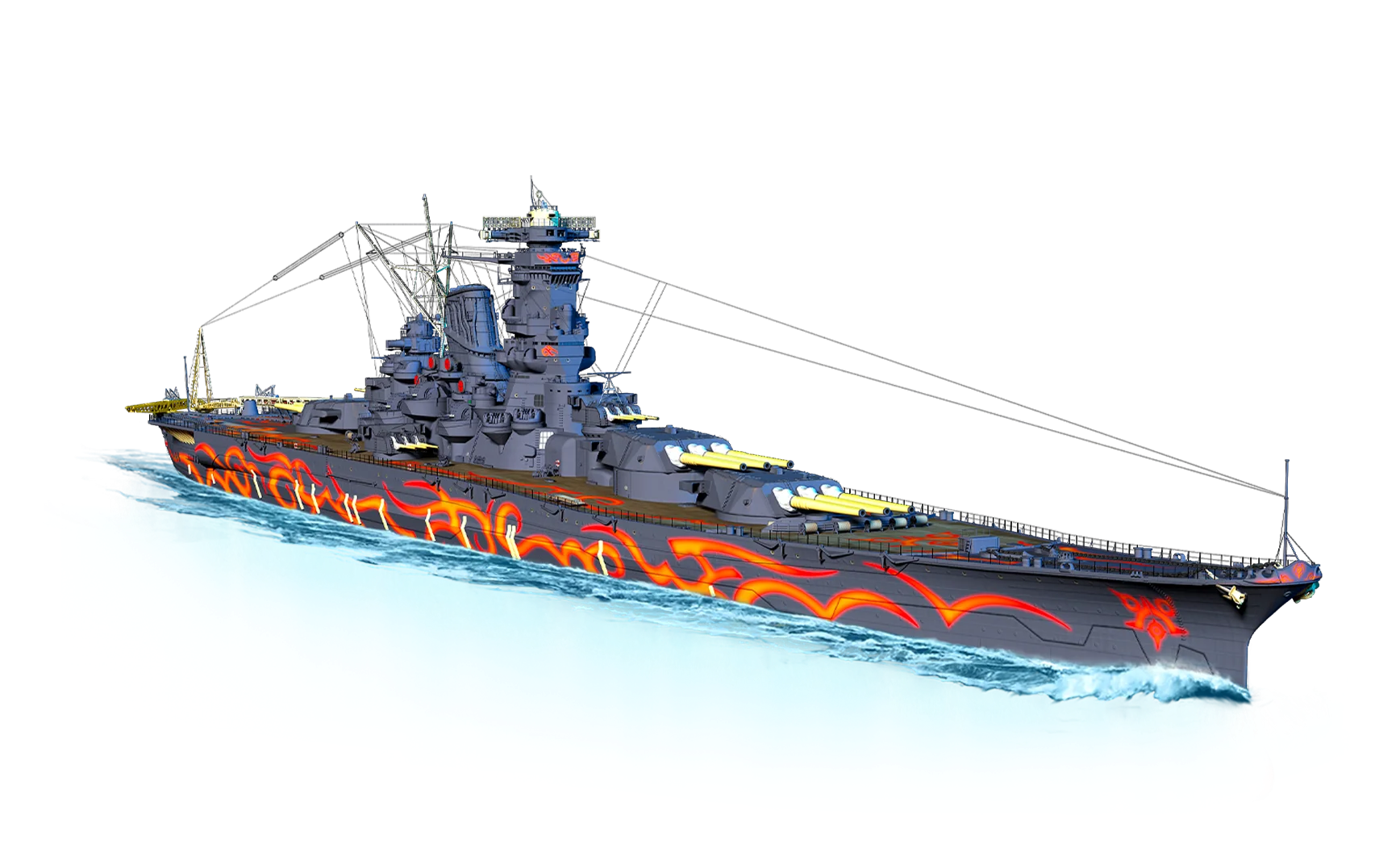ARP Musashi from World Of Warships: Legends