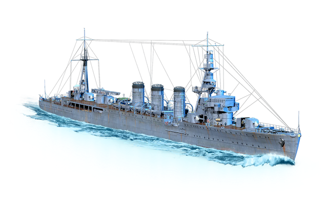 Image of Kuma from World of Warships
